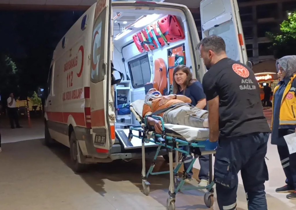 İnegöl'de erik toplarken düşen yaşlı adam yaralandı!