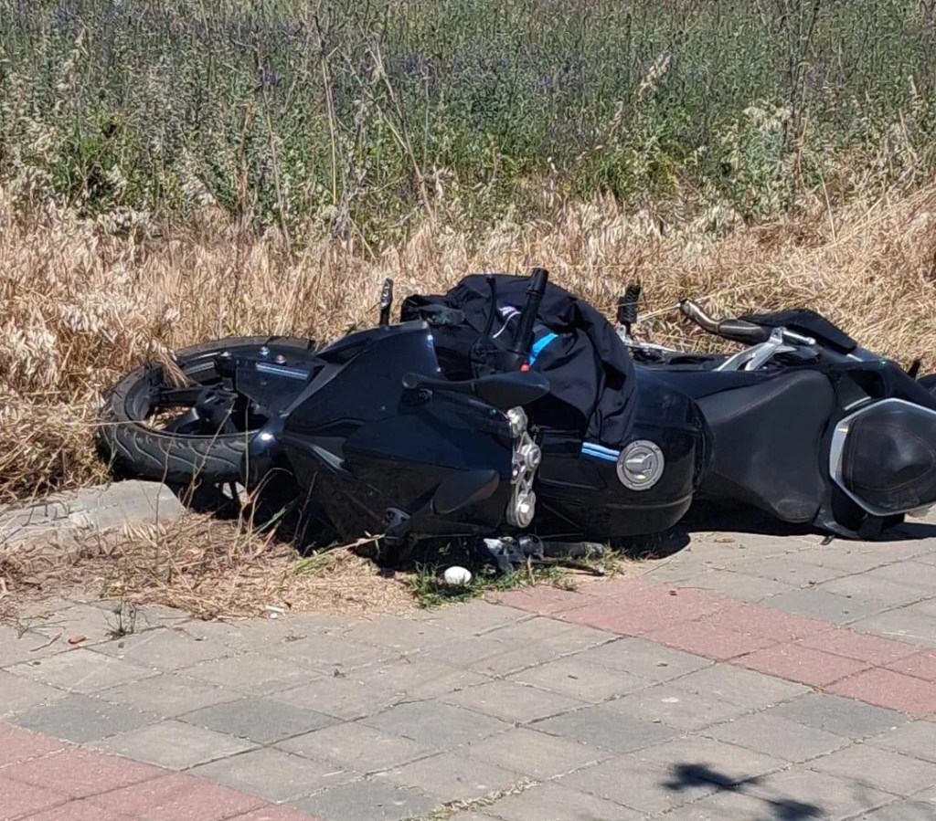Motosikletli Genç Kask Sayesinde Kurtuldu!