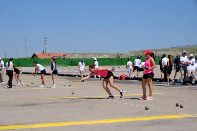 Nevşehir'de Bocce Volo Şampiyonası Heyecanı