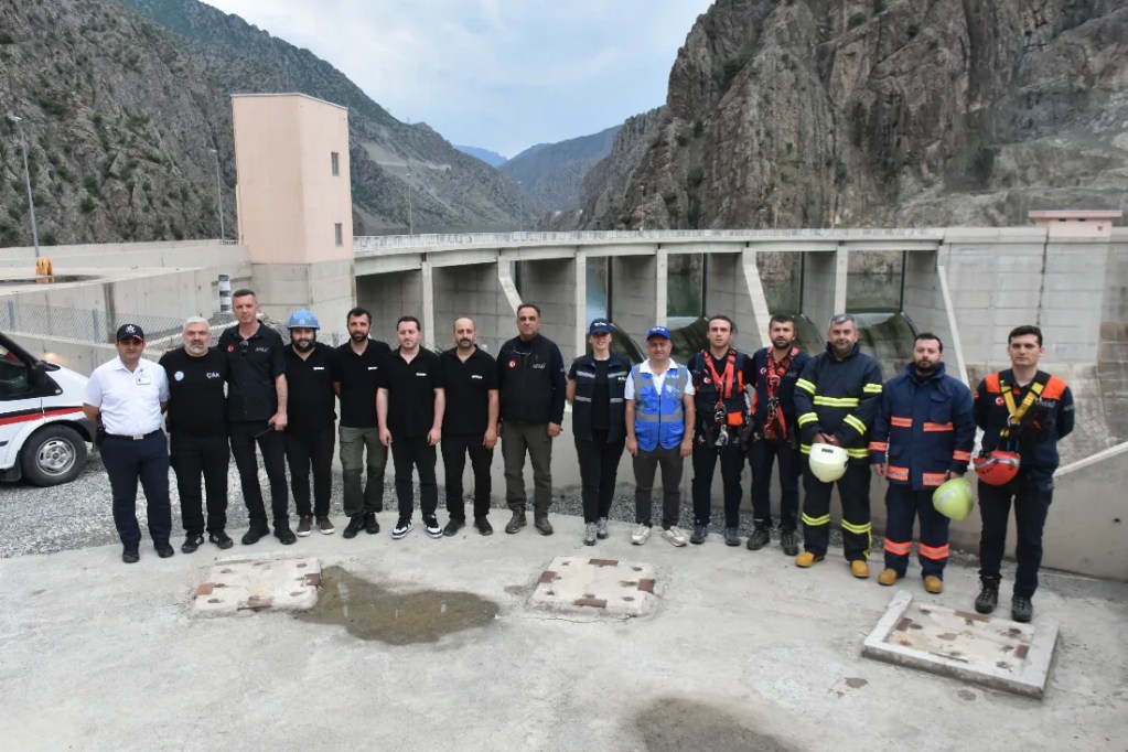 Artvin Barajı'nda Gerçekçi Tatbikat!