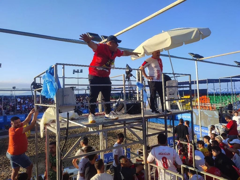 Antalya'da Antik Tiyatroda Maç Heyecanı
